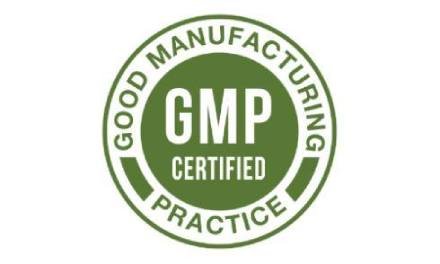 Good Manufacturing Practice (GMP) certified seal for ProtoFlow